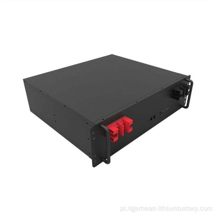 Bateria LiFePO4 montada racked de 7.68KWH 51.2V 150Ah